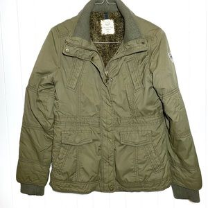 American Eagle Outfitters Army Green Winter Jacket